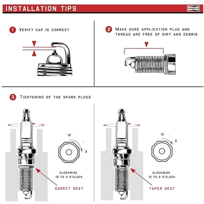 CHAMPION SPARK PLUG - 991 -  Bougie d'Allumage en cuivre pa6