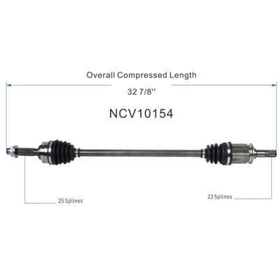 GSP NORTH AMERICA - NCV10154 - CV Axle Assembly pa2