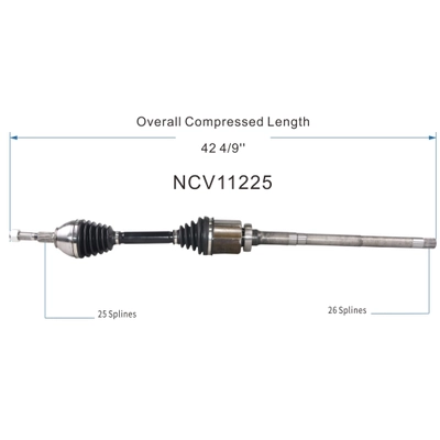 GSP NORTH AMERICA - NCV11225 - CV Axle Assembly - Front Right pa2