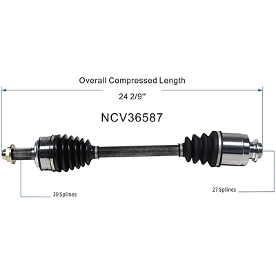 GSP NORTH AMERICA - NCV36587 - CV Axle Assembly pa6