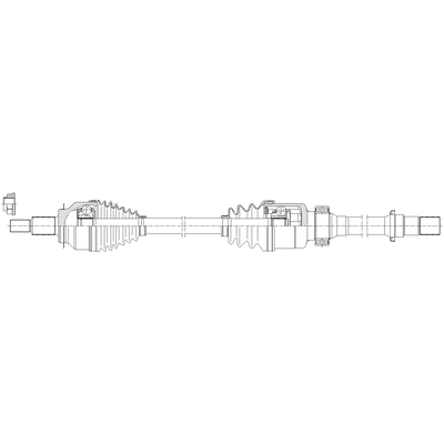 GSP NORTH AMERICA - NCV47112 - CV Axle Assembly pa1