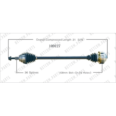 Right New CV Complete Assembly by WORLDPARTS - 109127 pa2