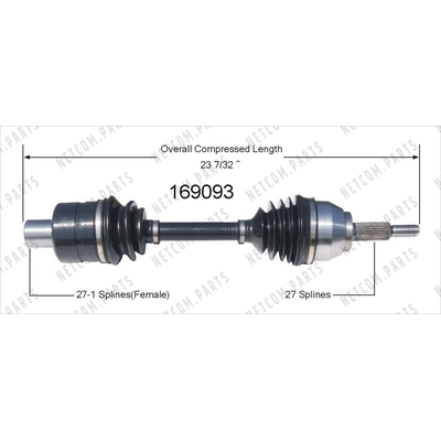 Right New CV Complete Assembly by WORLDPARTS - 169093 pa2