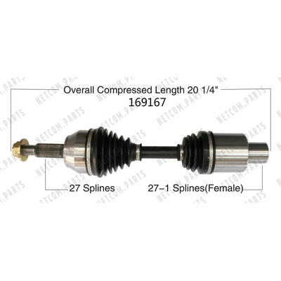 Right New CV Complete Assembly by WORLDPARTS - 169167 pa2