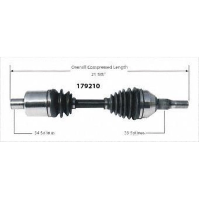 Right New CV Complete Assembly by WORLDPARTS - 179210 pa2