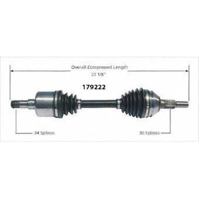 Right New CV Complete Assembly by WORLDPARTS - 179222 pa3