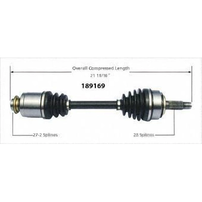 Right New CV Complete Assembly by WORLDPARTS - 189169 pa1