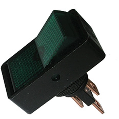 PICO OF CANADA - 9412-3-11 - 16A 12V On-Off Rectangular Illuminated Rocker Switch - Green pa1