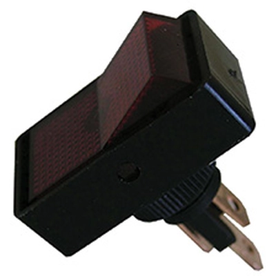 PICO OF CANADA - 9412-5-11 - 16A 12V On-Off Rectangular Illuminated Rocker Switch - Red pa1