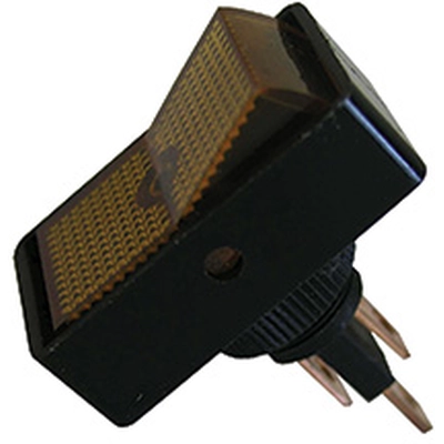 PICO OF CANADA - 9412-7-11 - 16A 12V On-Off Rectangular Illuminated Rocker Switch - Amber pa1