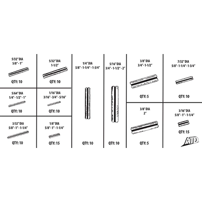 Roll-Pin Assortment by ATD - 372 pa3