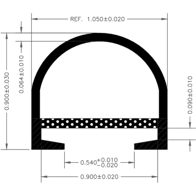 Rubber D-Seal by AP PRODUCTS - 018-312-EKD pa5