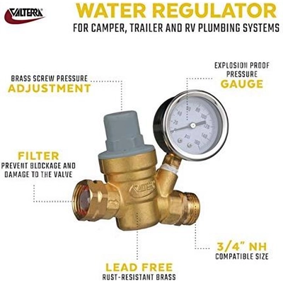 RV Fresh Water Regulator by VALTERRA - A01-1117VP pa5