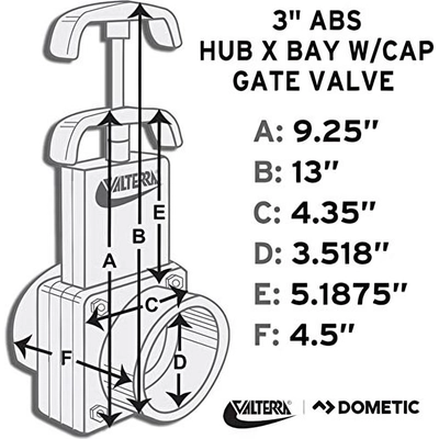 RV Gate Valve by VALTERRA - T50 pa5