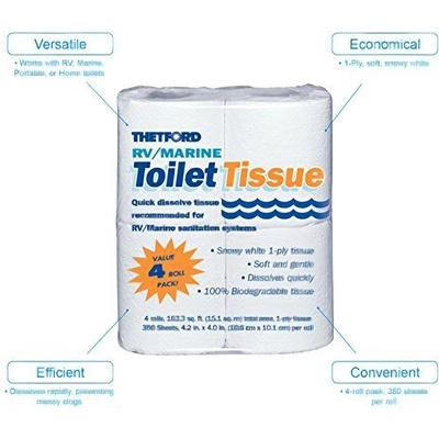 RV Toilet Tissue (Pack of 24) by THETFORD - 20804 pa5