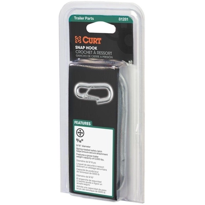 S-Hook With Safety Latch by CURT MANUFACTURING - 81281 pa2