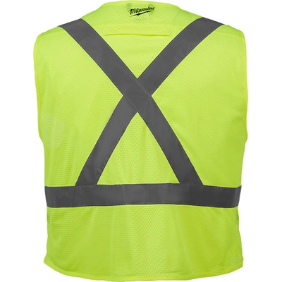 MILWAUKEE - 48-73-5063 - Class 2 High Visibility Yellow Safety Vest pa2