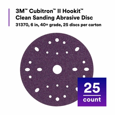 3M - 31370 - Cubitron II Hookit Clean Sanding Abrasive Disc pa2