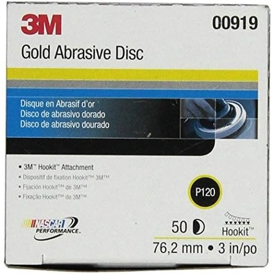 3M - 00919 - Hookit Gold Disc (Pack of 50) pa2