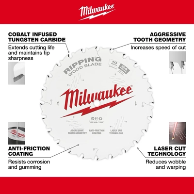 MILWAUKEE - 48-40-1020 - Ripping Circular Saw Blade pa3