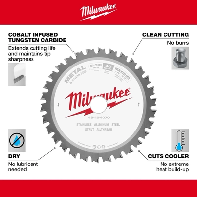 MILWAUKEE - 48-40-4070 -  Cutting Circular Saw Blade pa4