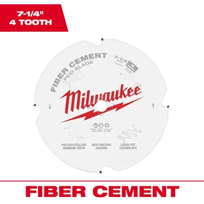 MILWAUKEE - 48-40-7000 - PCD/Fiber Cement Circular Saw Blade pa6