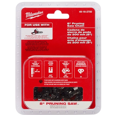 MILWAUKEE - 49-16-2750 - 8" Pruning Saw Chain pa9