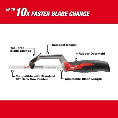MILWAUKEE - 48-22-0012 - Compact Hack Saw pa4