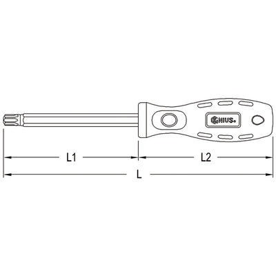 GENIUS - 506+7925 - T-25 Star Screwdriver 200mmL
 (Pack of 40) pa2