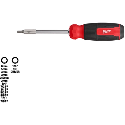 MILWAUKEE - 48-22-2908 - Hex Multi-Bit Screwdriver pa8