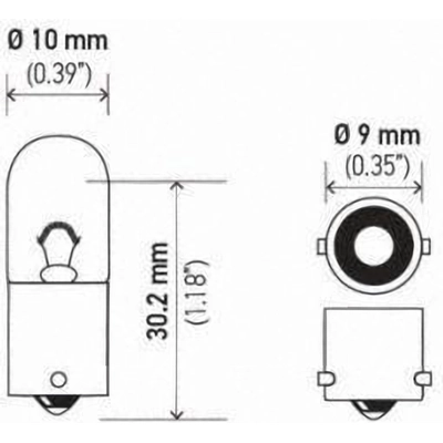 Seat Belt Warning Light (Pack of 10) by HELLA - 1893 pa12