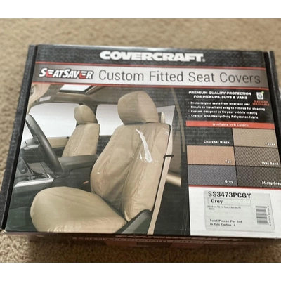 Seat Cover Or Covers by COVERCRAFT - SS8485PCGY pa2