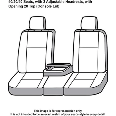 Seat Cover Or Covers by COVERCRAFT - SSC3381CAGY pa4