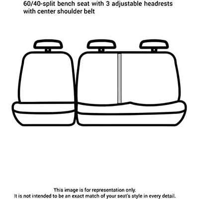 Seat Cover Or Covers by COVERCRAFT - SSC8462CAGY pa4