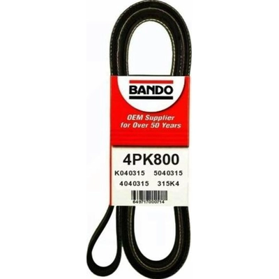 Serpentine Belt by BANDO - BAN-4PK800 pa1