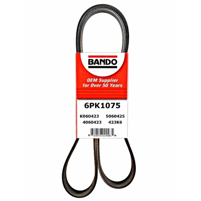 Serpentine Belt by BANDO USA - 6PK1075 pa1
