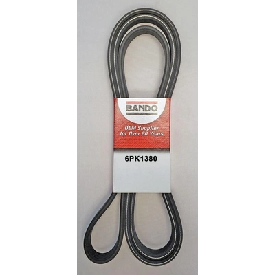 Serpentine Belt by BANDO USA - 6PK1380 pa1