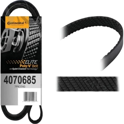CONTINENTAL - 4070685 - Serpentine - Automotive V-Belt -
Belt pa4