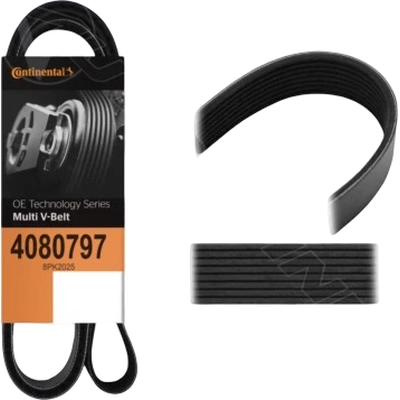 CONTINENTAL - 4080797 - Serpentine Belt - Automotive V- Belt pa4
