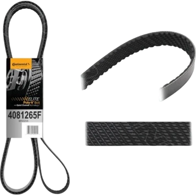 CONTINENTAL - 4081265F - Serpentine Belt - Automotive V- Belt pa4