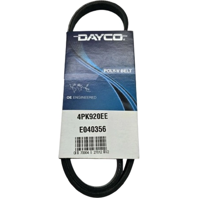 Serpentine Belt by DAYCO - 4PK920EE pa4
