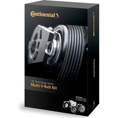 Serpentine Belt Drive Component Kit by CONTINENTAL - K49396 pa1