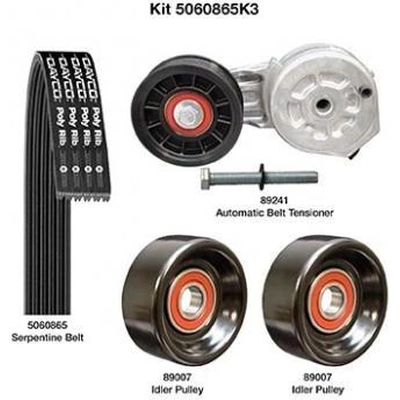 Serpentine Belt Drive Component Kit by DAYCO - 5060865K3 pa3