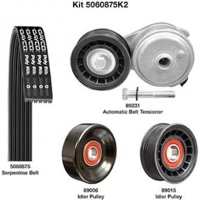 Serpentine Belt Drive Component Kit by DAYCO - 5060875K2 pa3