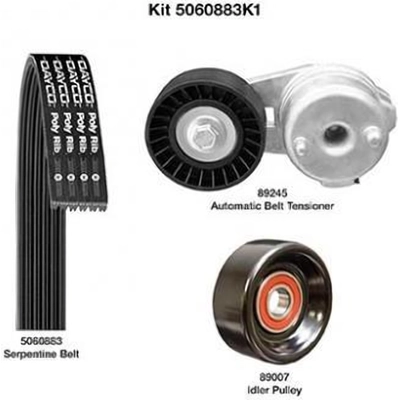 Ensemble de composant d'entraînement de courroie serpentine by DAYCO - 5060883K1 pa3