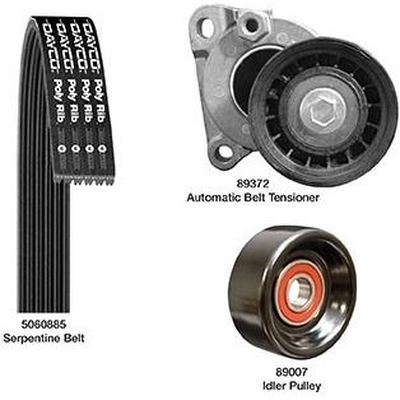 Ensemble de composant d'entra�nement de courroie serpentine by DAYCO - 5060885K2 pa2