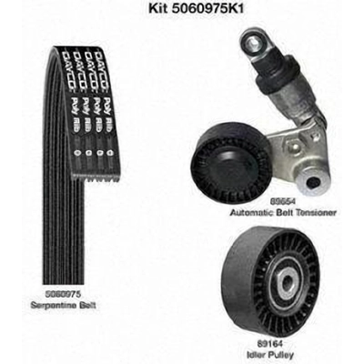 Ensemble de composant d'entraînement de courroie serpentine by DAYCO - 5060975K1 pa3