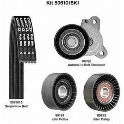 Ensemble de composant d'entraînement de courroie serpentine by DAYCO - 5061015K1 pa3