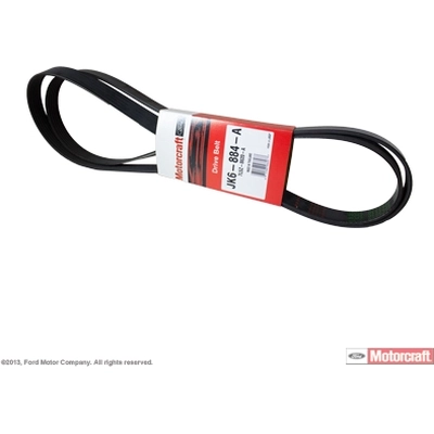 Serpentine Belt by MOTORCRAFT - JK6-884A pa1