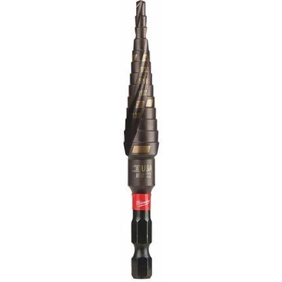SHOCKWAVE™ Impact Duty™ 1/8" to 1/2" Fractional Step Drill Bit by MILWAUKEE - 48-89-9241 pa2
